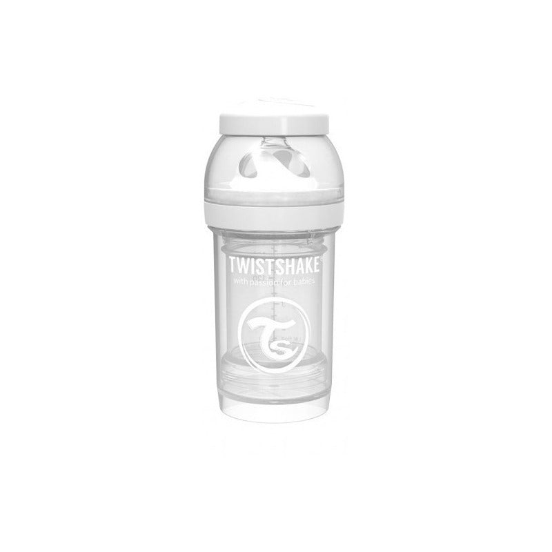 Tetero Biberon Twistshake Anticolicos 6oz 180 Ml Blanco
