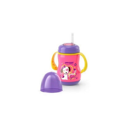 Vaso Entrenador Pitillo Para Niño Niña Corchito 12m+ Sin Bpa