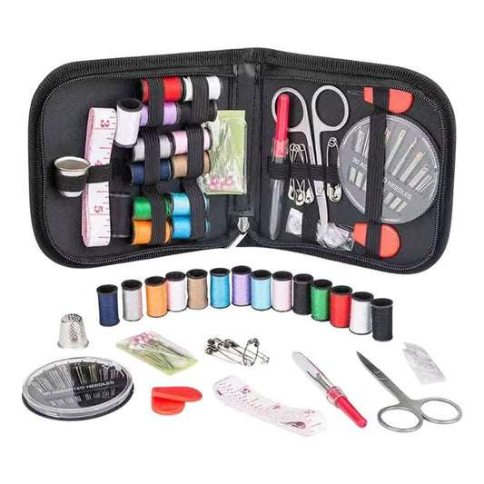 Mini Kit Costura Costurero Estuche Portátil Viajero Multiuso