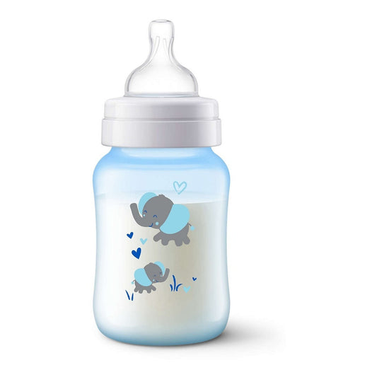 Avent Tetero Biberon Classic 9 Oz 260 Ml X1 Und 1m+ Azul