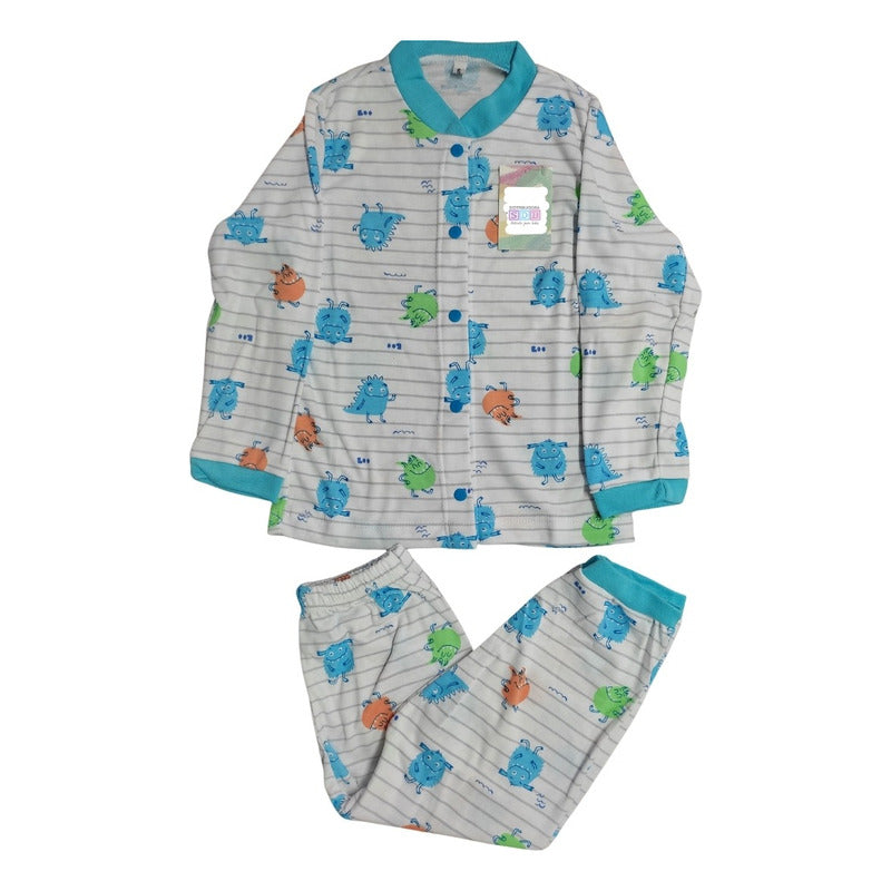 Pijama 2 Piezas Para Bebe Niño Niña Diseños Varios