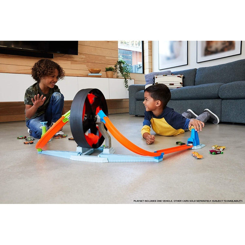 Pista De Autos Hot Wheels Desafio De La Ruleta Incluye Auto