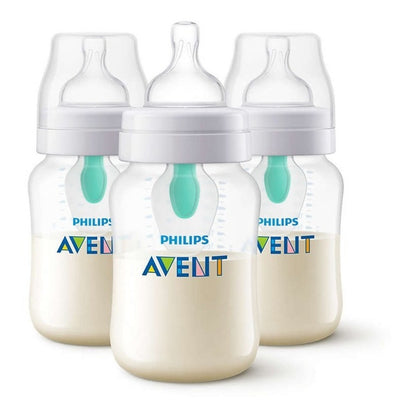 Tetero Biberon Avent Airfree Anti Colico Keppler 9 Oz X3 Und