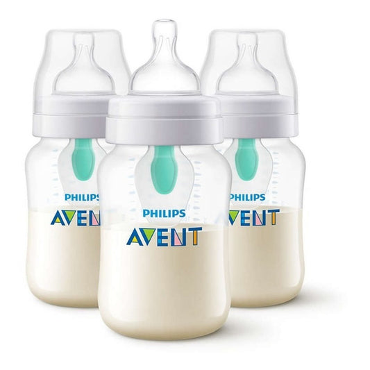 Tetero Biberon Avent Airfree Anti Colico Keppler 9 Oz X3 Und